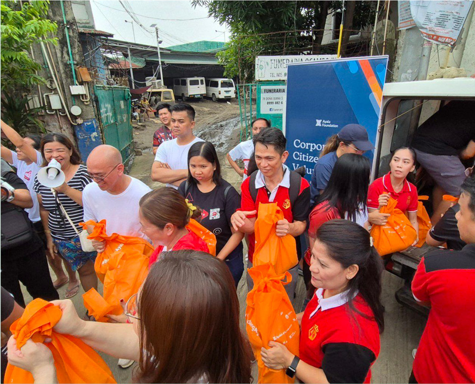 BPI Foundation contributed resources and fielded volunteers, as did JP Morgan Chase & Co, local government units and communities, the Armed Forces of the Philippines, and the Philippine National Police.