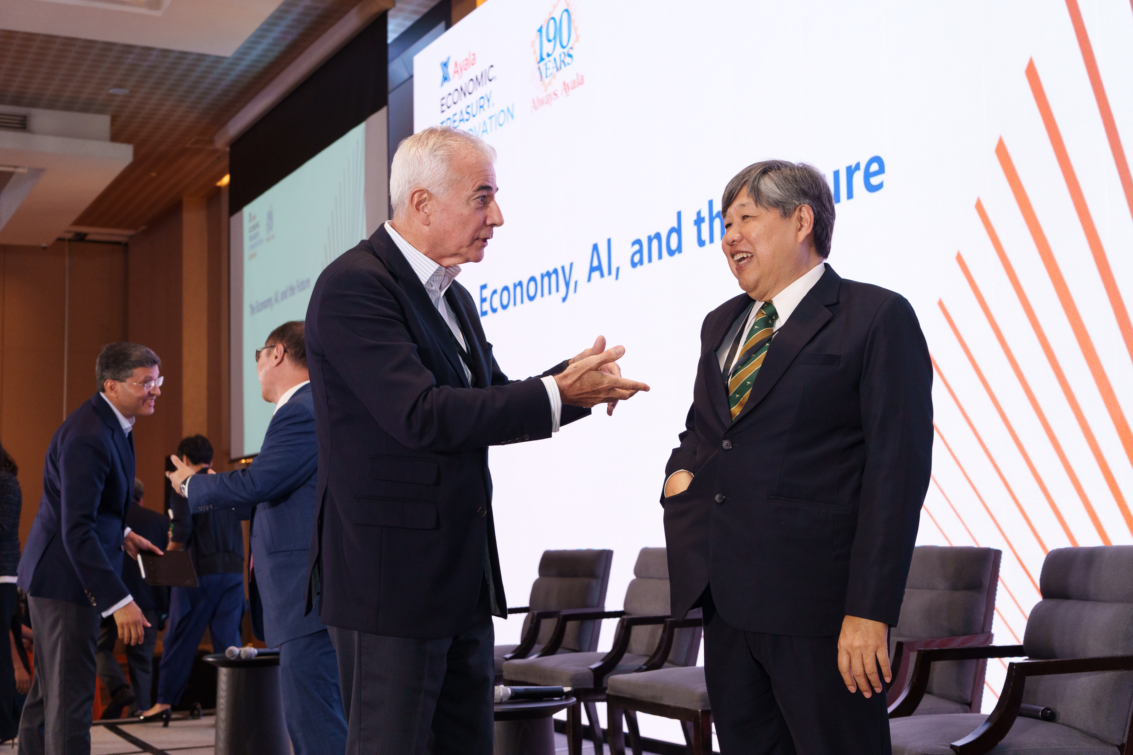 Fernando Zobel de Ayala and BPI Independent Director Emmanuel de Dios