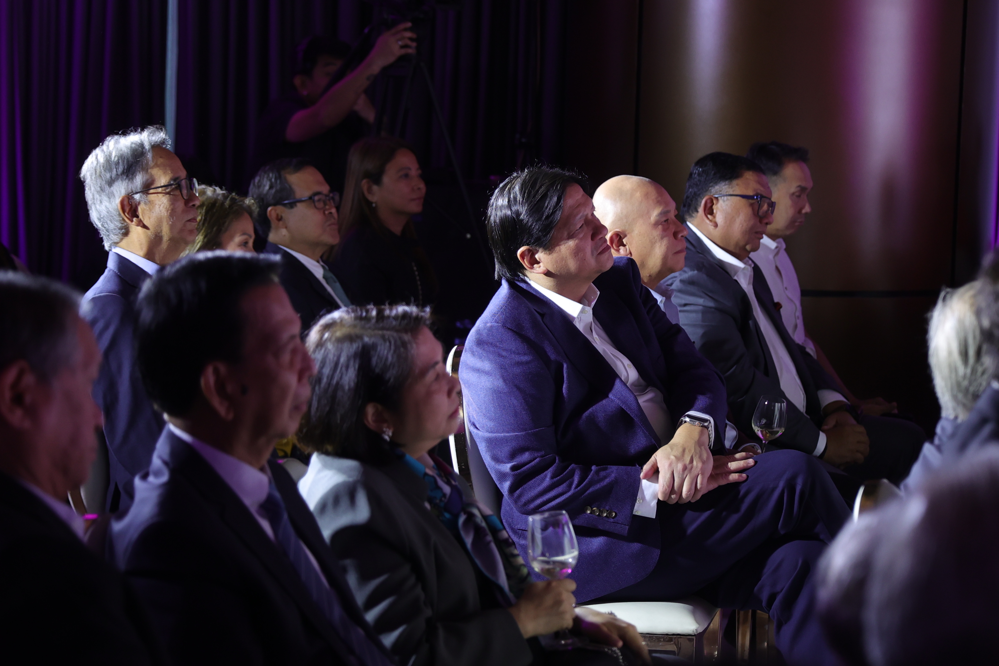 At the launch of BPI Private Wealth were Ayala group chief executives Eric Francia of ACEN, Ernest Cu of Globe, Rene Almendras of AC Logistics, and Bobby Dy of Ayala Land