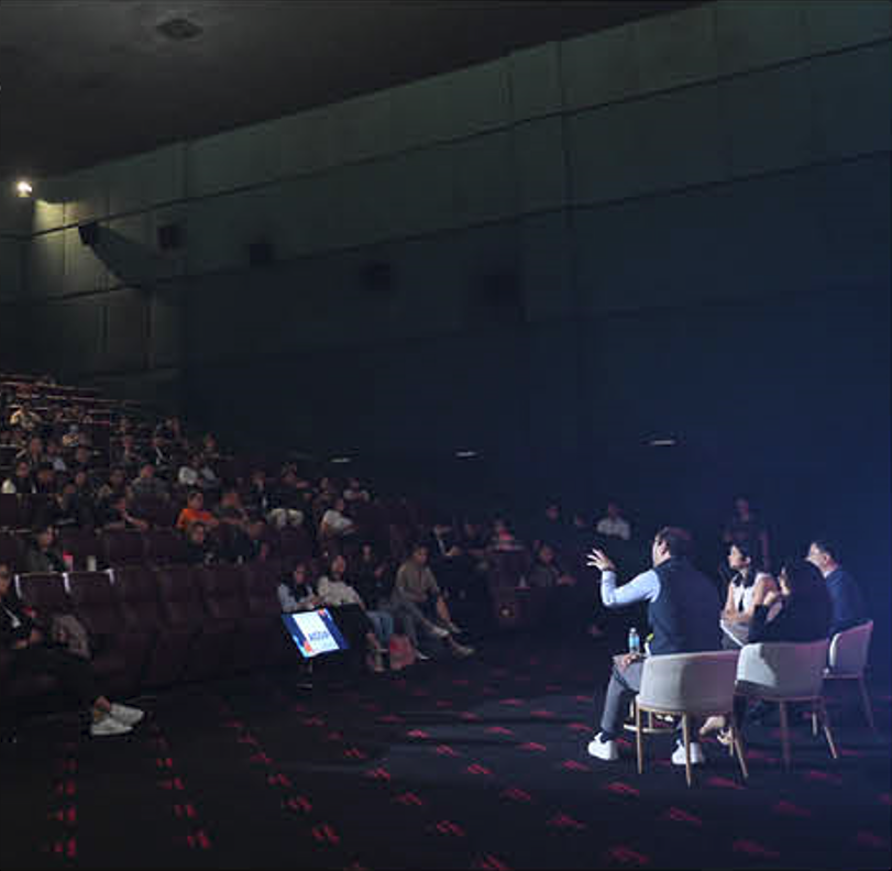 Full house at Greenbelt 3 Cinemas with AGSIP 2024 interns and Ayala group officers