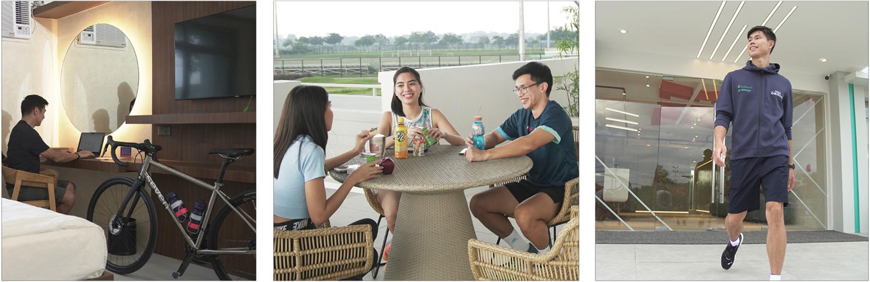 Room amenities for an active getaway, a marketplace, bar and lounge area, and accessibility to AVSH sports facilities are some of the features of the newly opened Athlete’s House