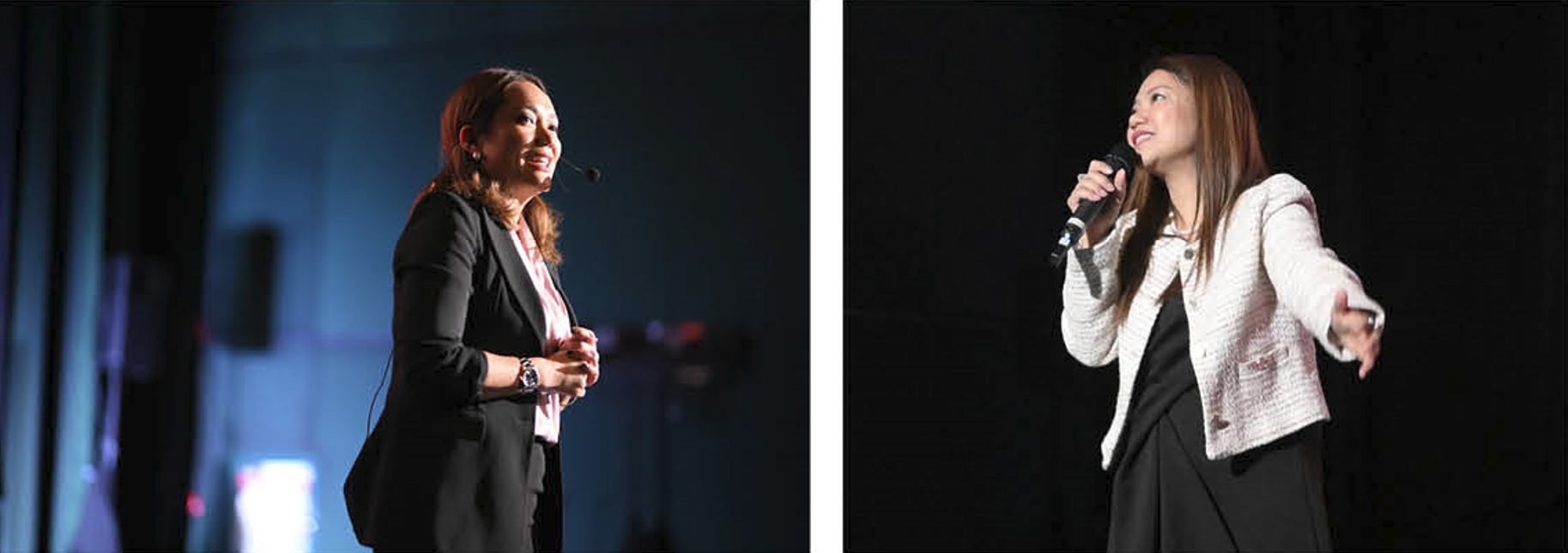 ALI Chief HR Officer Isabel Sagun and AC Talent Management Head Xandra Galang encourage the interns to use imagination, curiosity, and emotional intelligence to become better workers, better citizens, and better humans.