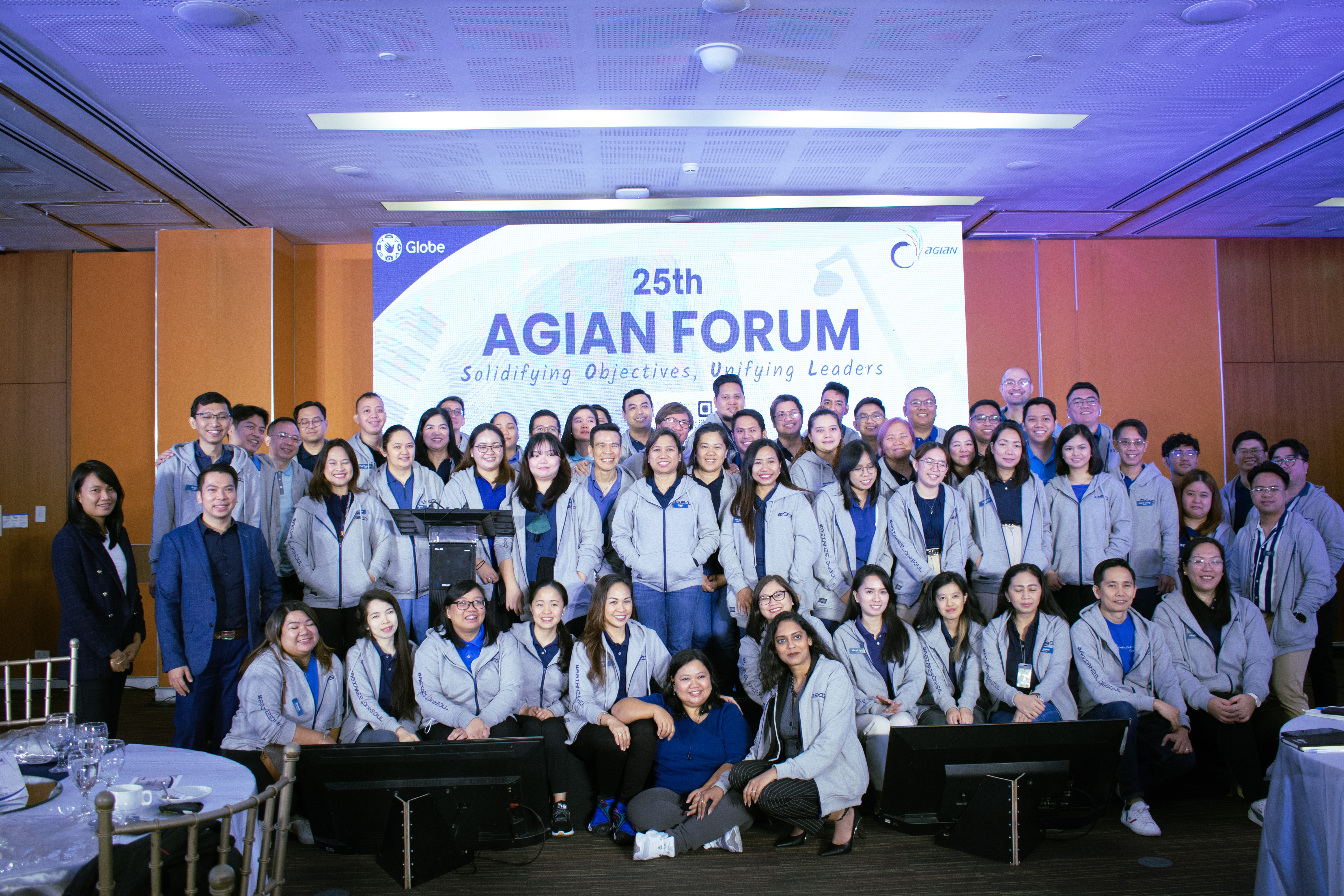 Members of the Ayala Group Internal Auditors Network (AGIAN) celebrate their 25th anniversary on November 24 at The Globe Tower