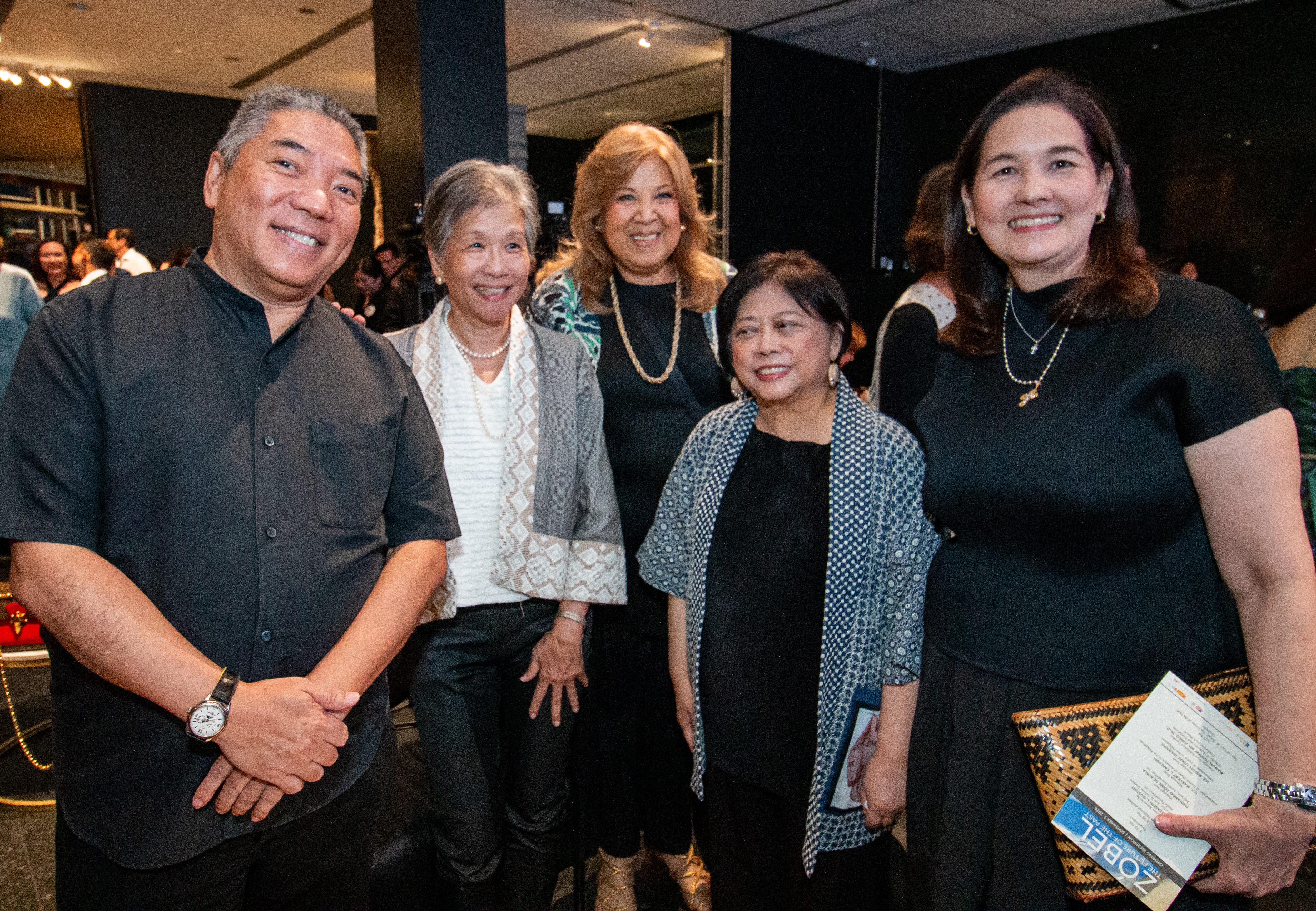 Historian Ambeth Ocampo, Evelyn Forbes, Lisa Guerrero Nakpil, Ditas Samson, and AFI Senior Director for Programs Joanna Duarte