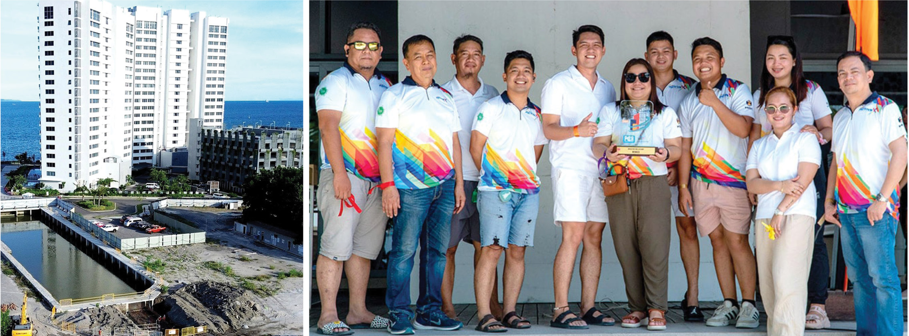 The MDC Group's Azuela Cove Seawall Project was feted in the Philippine Excellence in Concrete Construction Awards and will represent the country in the global awards program.