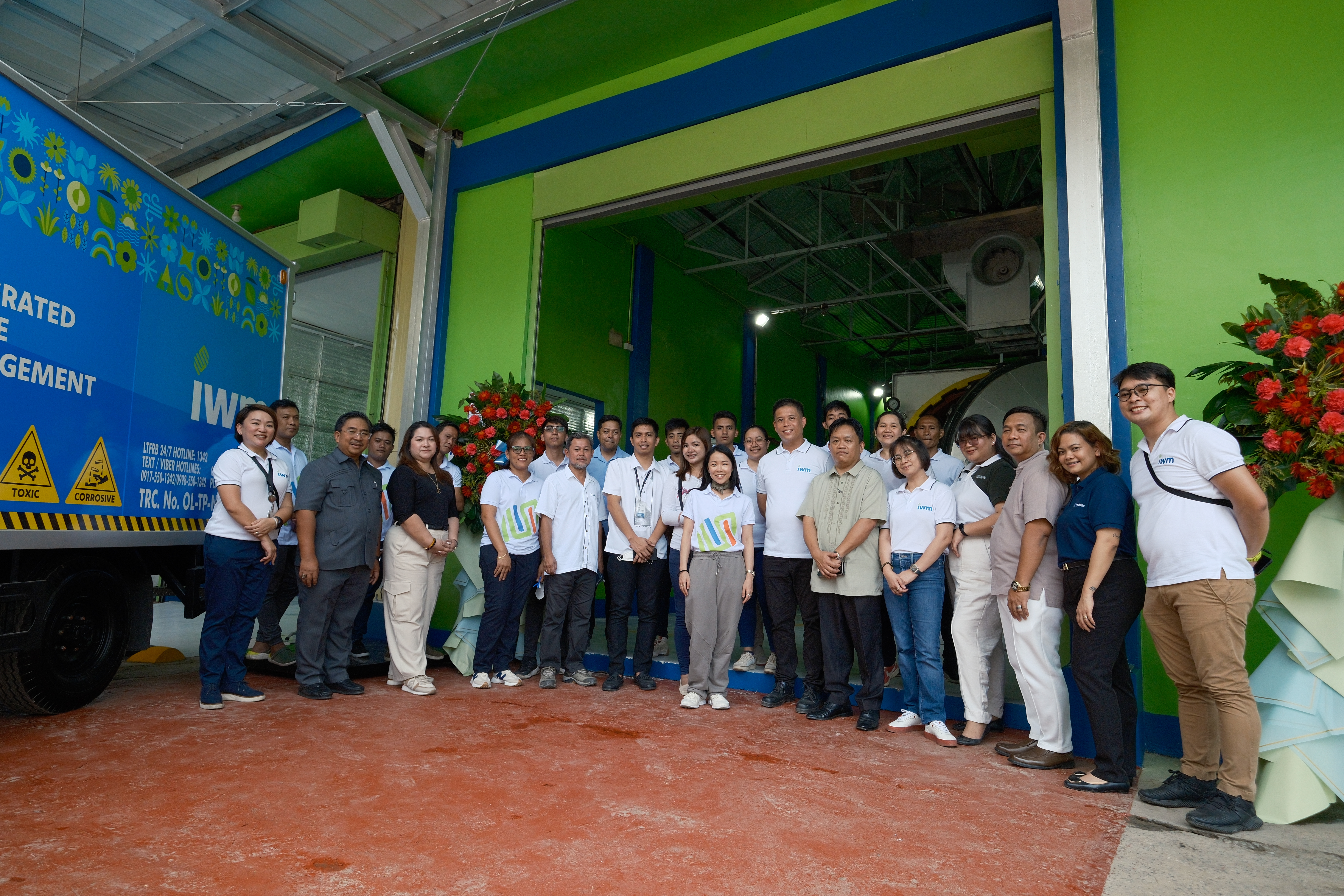 The reopening of the medical waste treatment facility in February was attended by IWM officers led by COO Joseph Quesada and Chief Transformation Officer Shiela Lina and representatives of IWM’s clients and partners including the Lung Center of the Philippines, Asian Hospital and Medical Center, St. Luke’s Medical Center, the Department of Environment and Natural Resources NCR and Central, and Cleanhaul Environmental Services.