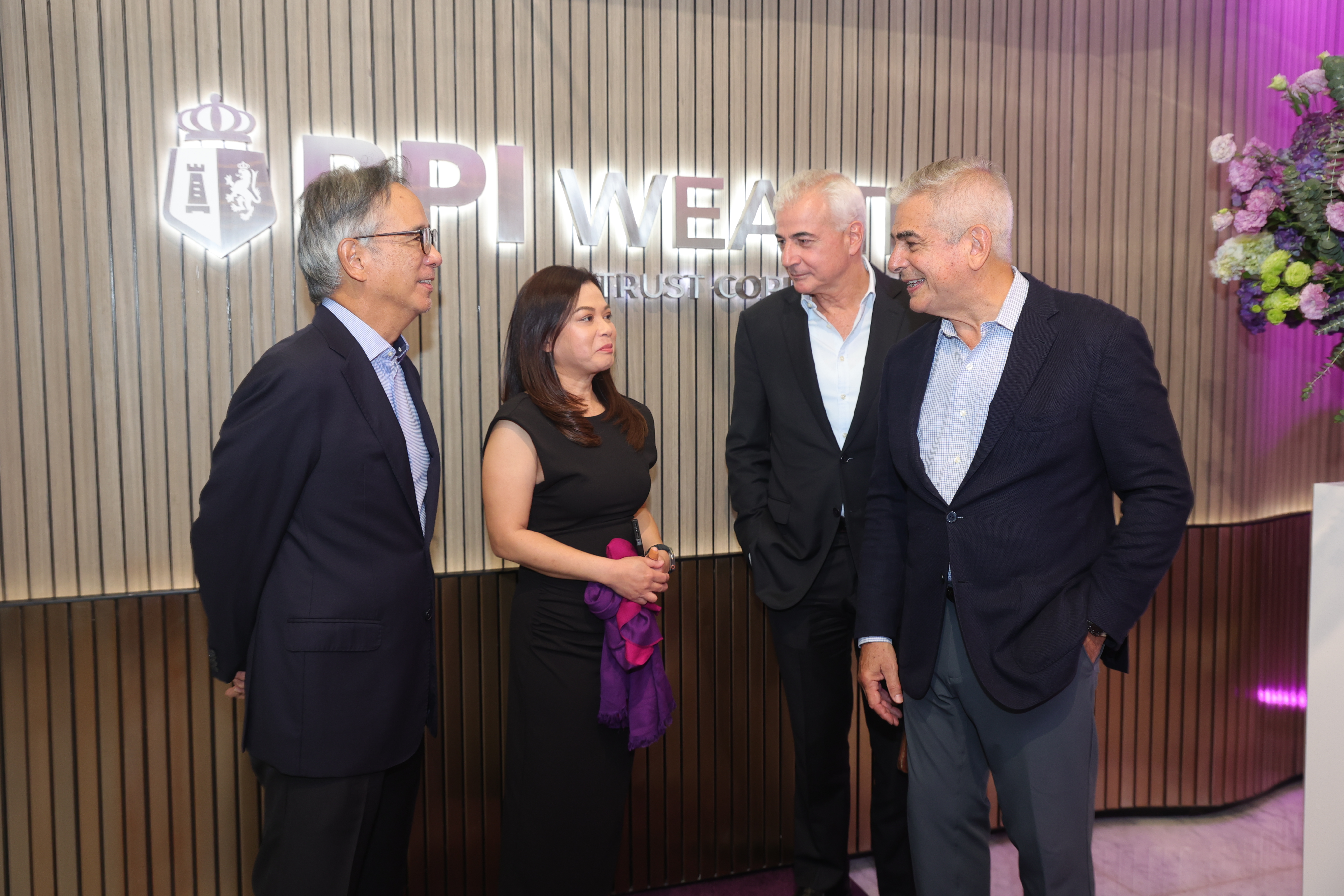 BPI Board Director and former President and CEO Gigi Montinola and BPI Wealth President and CEO Tere Marcial with FZA and JAZA